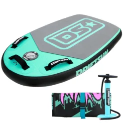Driftsun Mako Inflatable Bodyboard With RigidAir Drop Stitch Tech, 42" L X 25" W