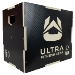 Ultra Fitness Gear 3 In 1 Anti-Slip Wood Plyo Box For Jump, Crossfit, Plyometrics. Sizes: 30/24/20, 24/20/16, 20/18/16, Or 16/14/12 40 Ultra Fitness Gear 3 In 1 Anti-Slip Wood Plyo Box For Jump, Crossfit, Plyometrics. Sizes: 30/24/20, 24/20/16, 20/18/16, Or 16/14/12