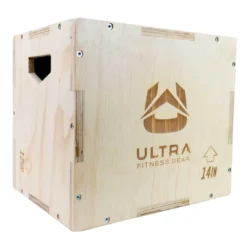 Ultra Fitness Gear 3 In 1 Wood Plyo Box For Jump, Crossfit, Plyometrics. Sizes: 30/24/20, 24/20/16, 20/18/16, Or 16/14/12 SPORTING GOODS
