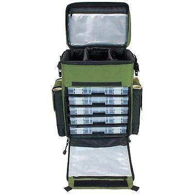 Elkton Outdoors Rolling Tackle Box With Removable Tackle Trays SPORTING GOODS 5 Elkton Outdoors Rolling Tackle Box With Removable Tackle Trays SPORTING GOODS