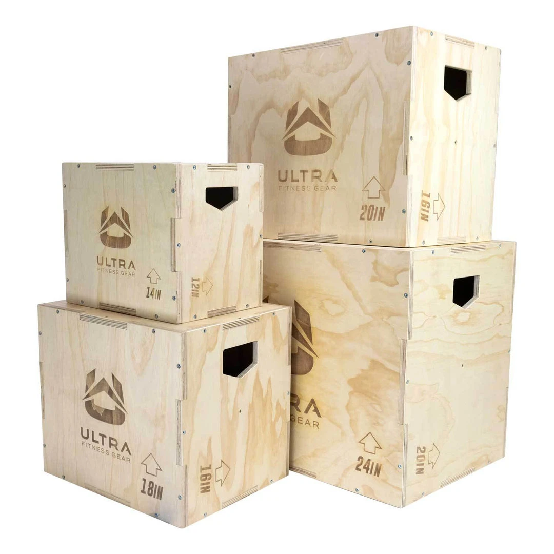 Ultra Fitness Gear 3 In 1 Wood Plyo Box For Jump, Crossfit, Plyometrics. Sizes: 30/24/20, 24/20/16, 20/18/16, Or 16/14/12 SPORTING GOODS 4 Ultra Fitness Gear 3 In 1 Wood Plyo Box For Jump, Crossfit, Plyometrics. Sizes: 30/24/20, 24/20/16, 20/18/16, Or 16/14/12 SPORTING GOODS