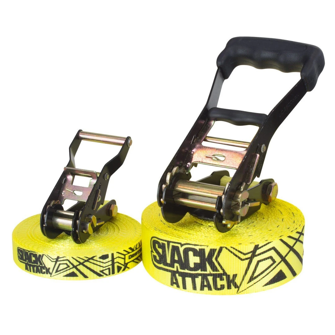 SPORTING GOODS Driftsun 50ft Complete Slackline Kit With Ratchet, Training Line & Bag 2 SPORTING GOODS Driftsun 50ft Complete Slackline Kit With Ratchet, Training Line & Bag