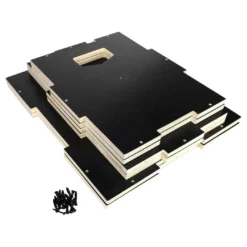 Ultra Fitness Gear 3 In 1 Anti-Slip Wood Plyo Box For Jump, Crossfit, Plyometrics. Sizes: 30/24/20, 24/20/16, 20/18/16, Or 16/14/12 41 Ultra Fitness Gear 3 In 1 Anti-Slip Wood Plyo Box For Jump, Crossfit, Plyometrics. Sizes: 30/24/20, 24/20/16, 20/18/16, Or 16/14/12