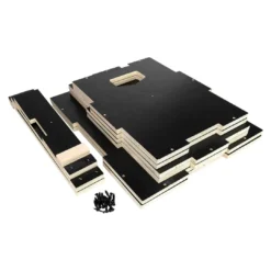 Ultra Fitness Gear 3 In 1 Anti-Slip Wood Plyo Box For Jump, Crossfit, Plyometrics. Sizes: 30/24/20, 24/20/16, 20/18/16, Or 16/14/12 45 Ultra Fitness Gear 3 In 1 Anti-Slip Wood Plyo Box For Jump, Crossfit, Plyometrics. Sizes: 30/24/20, 24/20/16, 20/18/16, Or 16/14/12