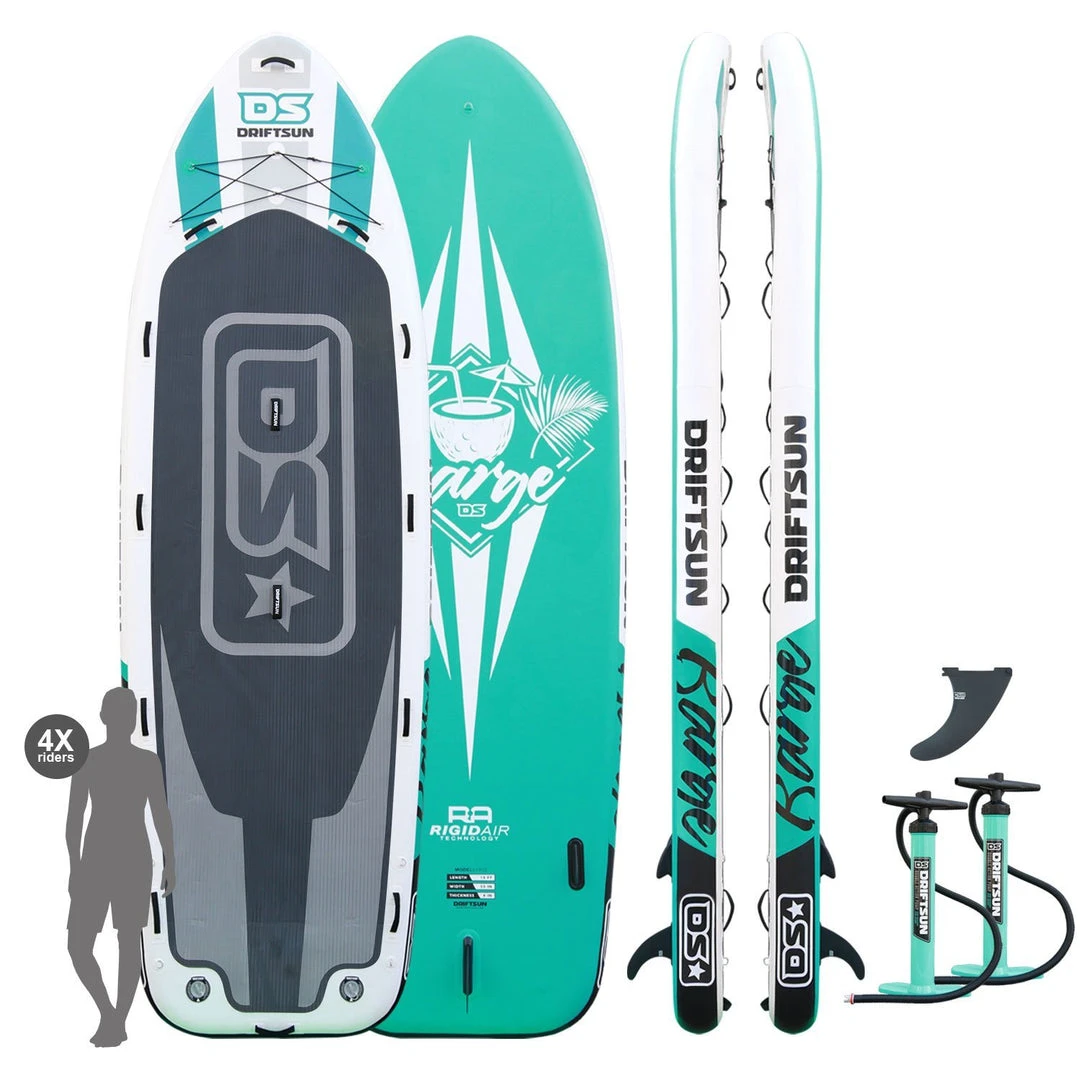 Driftsun Barge 15’ Mega Inflatable Multi-Person Stand Up Paddleboard 1 Driftsun Barge 15’ Mega Inflatable Multi-Person Stand Up Paddleboard