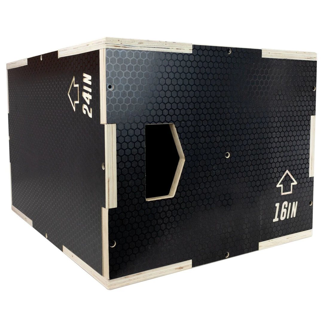 Ultra Fitness Gear 3 In 1 Anti-Slip Wood Plyo Box For Jump, Crossfit, Plyometrics. Sizes: 30/24/20, 24/20/16, 20/18/16, Or 16/14/12 22 Ultra Fitness Gear 3 In 1 Anti-Slip Wood Plyo Box For Jump, Crossfit, Plyometrics. Sizes: 30/24/20, 24/20/16, 20/18/16, Or 16/14/12