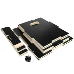 Ultra Fitness Gear 3 In 1 Anti-Slip Wood Plyo Box For Jump, Crossfit, Plyometrics. Sizes: 30/24/20, 24/20/16, 20/18/16, Or 16/14/12 35 Ultra Fitness Gear 3 In 1 Anti-Slip Wood Plyo Box For Jump, Crossfit, Plyometrics. Sizes: 30/24/20, 24/20/16, 20/18/16, Or 16/14/12