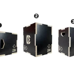 Ultra Fitness Gear 3 In 1 Anti-Slip Wood Plyo Box For Jump, Crossfit, Plyometrics. Sizes: 30/24/20, 24/20/16, 20/18/16, Or 16/14/12 31 Ultra Fitness Gear 3 In 1 Anti-Slip Wood Plyo Box For Jump, Crossfit, Plyometrics. Sizes: 30/24/20, 24/20/16, 20/18/16, Or 16/14/12