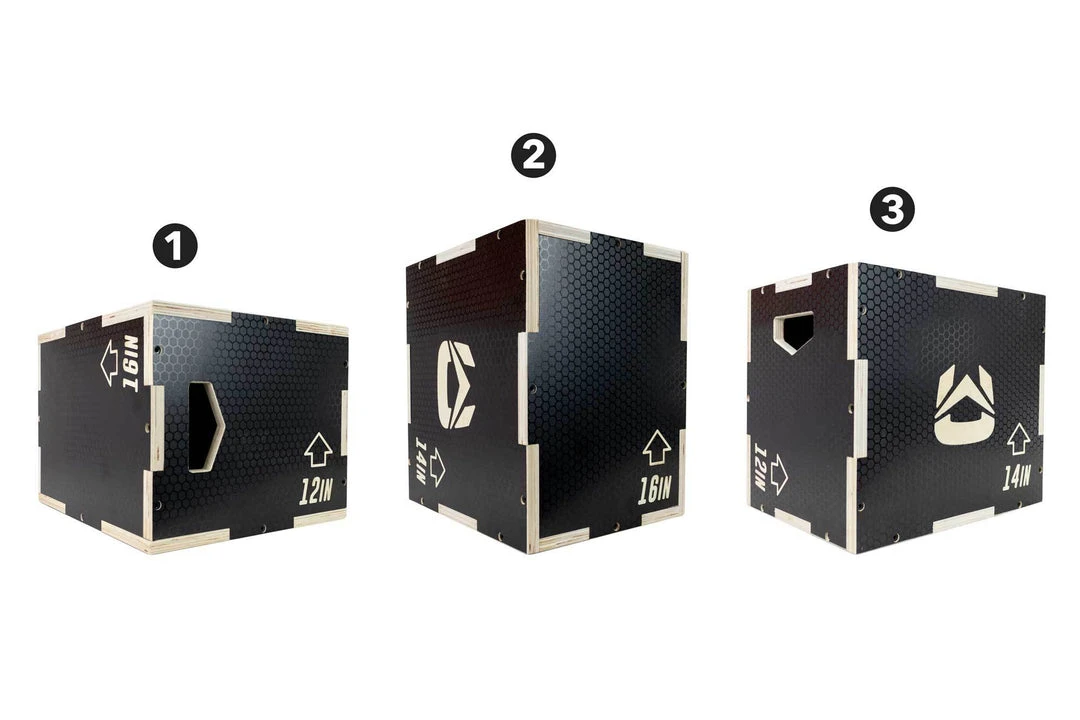 Ultra Fitness Gear 3 In 1 Anti-Slip Wood Plyo Box For Jump, Crossfit, Plyometrics. Sizes: 30/24/20, 24/20/16, 20/18/16, Or 16/14/12 7 Ultra Fitness Gear 3 In 1 Anti-Slip Wood Plyo Box For Jump, Crossfit, Plyometrics. Sizes: 30/24/20, 24/20/16, 20/18/16, Or 16/14/12