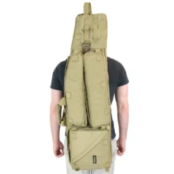 Elkton Outdoors SPORTING GOODS Tactical Rifle Drag Bag With Optional Backpack Straps