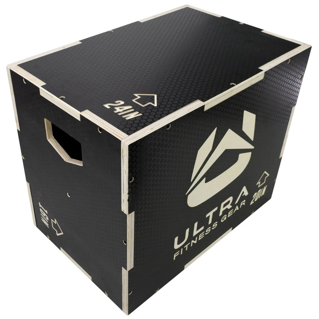 Ultra Fitness Gear 3 In 1 Anti-Slip Wood Plyo Box For Jump, Crossfit, Plyometrics. Sizes: 30/24/20, 24/20/16, 20/18/16, Or 16/14/12 15 Ultra Fitness Gear 3 In 1 Anti-Slip Wood Plyo Box For Jump, Crossfit, Plyometrics. Sizes: 30/24/20, 24/20/16, 20/18/16, Or 16/14/12