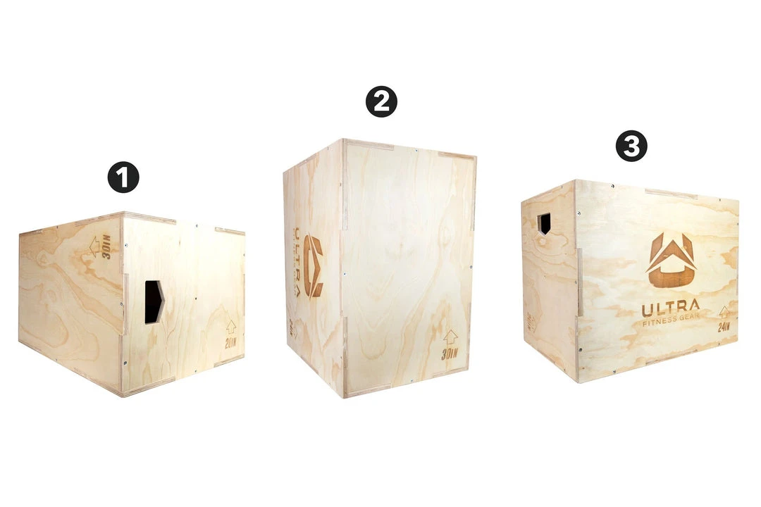 Ultra Fitness Gear 3 In 1 Wood Plyo Box For Jump, Crossfit, Plyometrics. Sizes: 30/24/20, 24/20/16, 20/18/16, Or 16/14/12 SPORTING GOODS 22 Ultra Fitness Gear 3 In 1 Wood Plyo Box For Jump, Crossfit, Plyometrics. Sizes: 30/24/20, 24/20/16, 20/18/16, Or 16/14/12 SPORTING GOODS