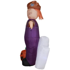 Holidayana HOME GOODS 6 Ft Festive Scarecrow With Jack O' Lantern Halloween Inflatable