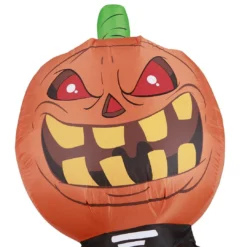 Holidayana 10 Ft Pumpkin Head Reaper With Scythe Halloween Inflatable HOME GOODS