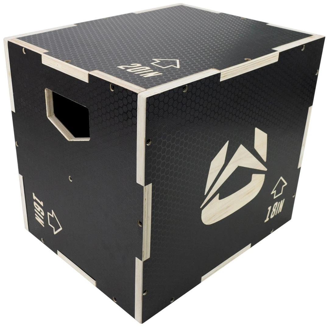 Ultra Fitness Gear 3 In 1 Anti-Slip Wood Plyo Box For Jump, Crossfit, Plyometrics. Sizes: 30/24/20, 24/20/16, 20/18/16, Or 16/14/12 9 Ultra Fitness Gear 3 In 1 Anti-Slip Wood Plyo Box For Jump, Crossfit, Plyometrics. Sizes: 30/24/20, 24/20/16, 20/18/16, Or 16/14/12