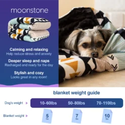 Moonstone Dog Anti-Anxiety Weighted Blanket