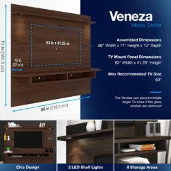 Marketfleet Inc. Veneza Home Entertainment And Media Center
