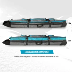 Board & Ski Storage Winterial Rolling Expandable Double Snowboard And Ski Bag