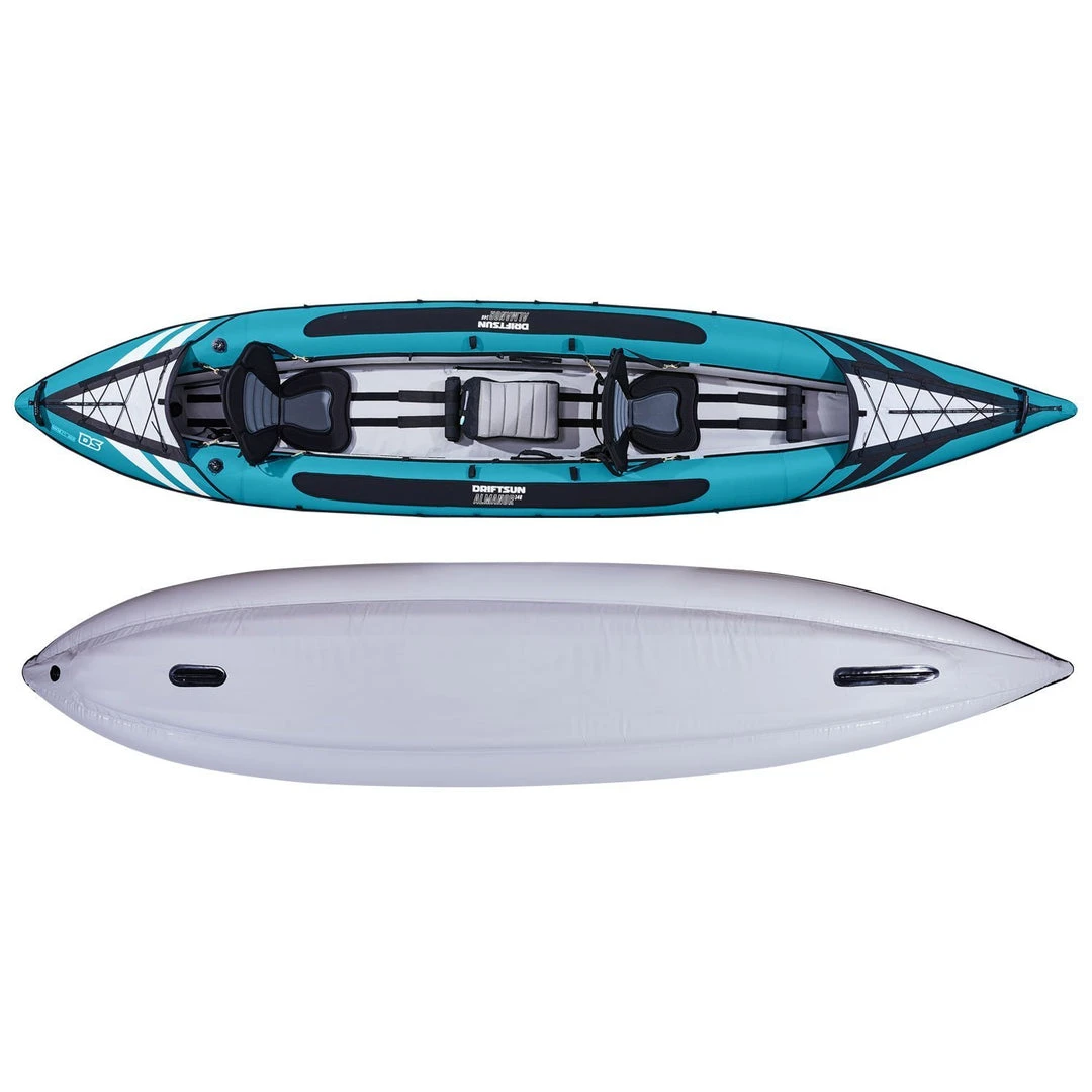 Driftsun Almanor 146 Two Adult Plus One Child Inflatable Recreational Touring Kayak
