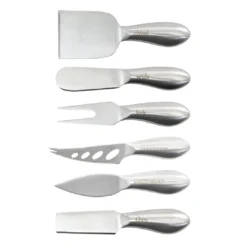 Zelancio Premium Stainless Steel Cheese Tool Set, Includes 6 Piece Cheese Knife Box Set, Cut, Spread, Shave And Serve All Your Favorite Cheeses HOME GOODS 11 Zelancio Premium Stainless Steel Cheese Tool Set, Includes 6 Piece Cheese Knife Box Set, Cut, Spread, Shave And Serve All Your Favorite Cheeses HOME GOODS