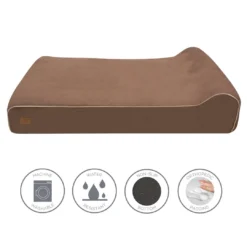 Frontpet PET SUPPLIES Memory Foam Dog Bed With Machine Washable Microfiber Slipcover