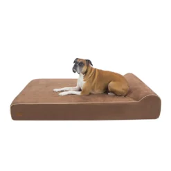 Frontpet PET SUPPLIES Memory Foam Dog Bed With Machine Washable Microfiber Slipcover