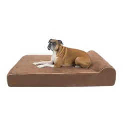 Frontpet PET SUPPLIES Memory Foam Dog Bed With Machine Washable Microfiber Slipcover