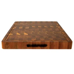 Zelancio HOME GOODS Handcrafted Butcher Block Cutting Board With Drip Catch Groove, 20 X 14 X 1.5 Inches, Thick Chopping Board, Highly Durable And Versatile Chopping Tray