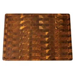 Zelancio HOME GOODS Handcrafted Butcher Block Cutting Board With Drip Catch Groove, 20 X 14 X 1.5 Inches, Thick Chopping Board, Highly Durable And Versatile Chopping Tray