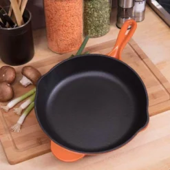 Zelancio 10 Inch Enameled Cast Iron Skillet 33 Zelancio 10 Inch Enameled Cast Iron Skillet