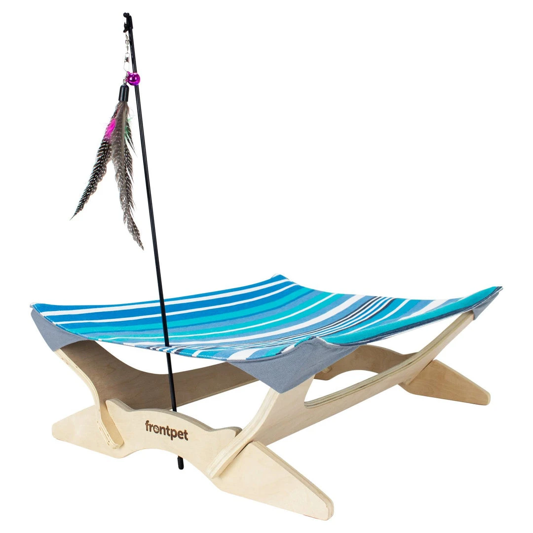 Frontpet Canvas Cat Hammock Bed, Luxury Lounger For Cats And Small Dogs