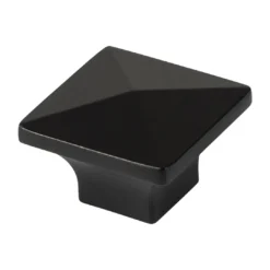 HOME GOODS Engle Hardware Square Pyramid Top Cabinet Knob - Upper Rim - 25 Pack