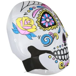 Holidayana Inflatable Halloween Skull Decoration With Built-In Fan And LED Lights HOME GOODS
