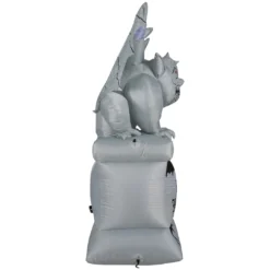 Holidayana 8 Ft Perched Stone Gargoyle On Pedestal Halloween Inflatable