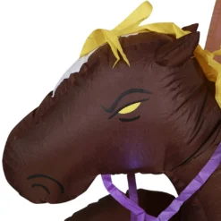 Holidayana HOME GOODS 8 Ft Headless Horseman With Jack O' Lantern Head Halloween Inflatable 18 Holidayana HOME GOODS 8 Ft Headless Horseman With Jack O' Lantern Head Halloween Inflatable