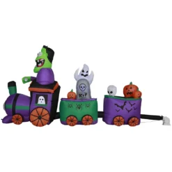 Holidayana HOME GOODS 10 Ft Long Runaway Graveyard Train Halloween Inflatable 14 Holidayana HOME GOODS 10 Ft Long Runaway Graveyard Train Halloween Inflatable