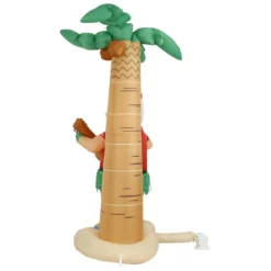 Holidayana 8 Ft Inflatable Christmas Hula Santa Outdoor Decoration With LED Lights, Fan, And Stakes HOME GOODS