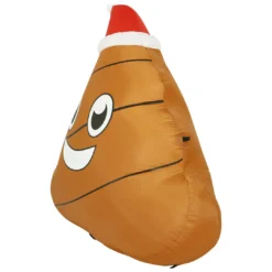 Holidayana 4 Ft Inflatable Christmas Poop Outdoor Decoration With LED Lights, Fan, And Stakes 13 Holidayana 4 Ft Inflatable Christmas Poop Outdoor Decoration With LED Lights, Fan, And Stakes