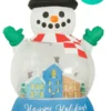 Holidayana HOME GOODS 8 Ft Inflatable Christmas Snow Globe Outdoor Decoration With LED Lights, Fan, And Stakes