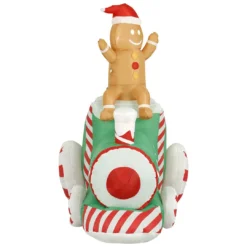 Holidayana HOME GOODS 10 Ft Inflatable Christmas Train Outdoor Decoration With LED Lights, Fan, And Stakes