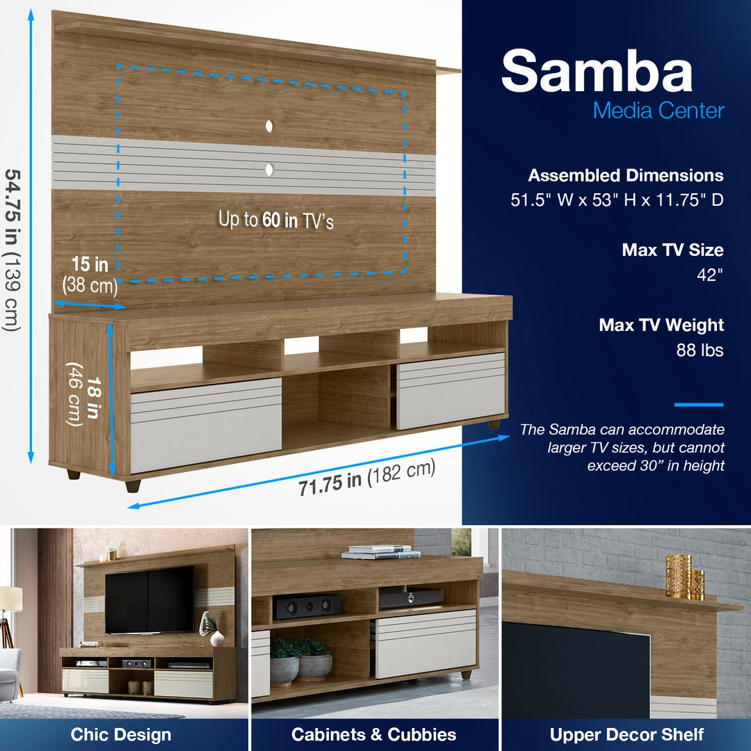 Topp Essentials Samba Home Entertainment And Media Center HOME GOODS 2 Topp Essentials Samba Home Entertainment And Media Center HOME GOODS