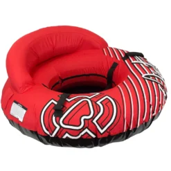 Winterial Deluxe Snow Tube With Back Rest And Carry Strap - Red SPORTING GOODS