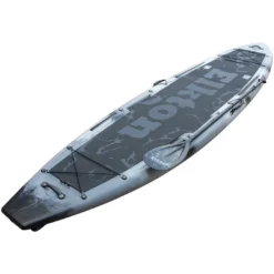 SPORTING GOODS Elkton Outdoors 12’ Hybrid IBIS Pro Stand-Up Fishing Paddleboard, Includes 2 Scotty, 2 Bungie, And 5 Multi-use Track Mounts