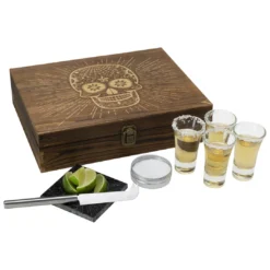 Atterstone Wood Tequila Box Set HOME GOODS 12 Atterstone Wood Tequila Box Set HOME GOODS