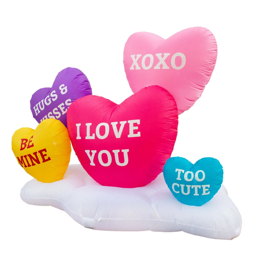 Holidayana Inflatable Valentines Day Small Hearts Decoration With Built-In Fan And LED Lights 4 Holidayana Inflatable Valentines Day Small Hearts Decoration With Built-In Fan And LED Lights