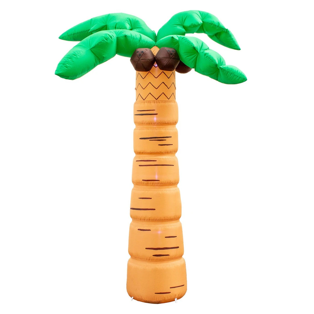 Holidayana Inflatable Palm Tree With Coconuts Decoration With Built-In Fan And LED Lights HOME GOODS 3 Holidayana Inflatable Palm Tree With Coconuts Decoration With Built-In Fan And LED Lights HOME GOODS