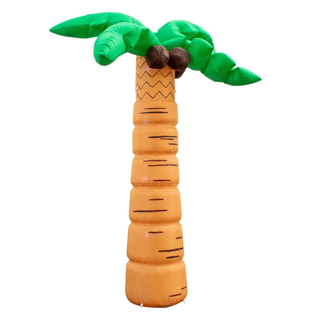Holidayana Inflatable Palm Tree With Coconuts Decoration With Built-In Fan And LED Lights HOME GOODS 4 Holidayana Inflatable Palm Tree With Coconuts Decoration With Built-In Fan And LED Lights HOME GOODS