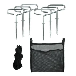 Elkton Outdoors Insulated Premium Portable 3-Person Ice Fishing Tent With Ventilation Windows & Carry Pack SPORTING GOODS