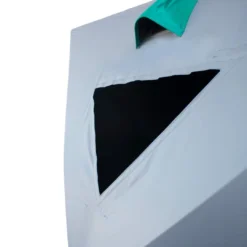 Elkton Outdoors 6-8 Person Double Ice Fishing Tent With Ventilation Windows & Carry Pack SPORTING GOODS