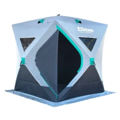 Elkton Outdoors Portable 3-Person Ice Fishing Tent Shelter With Ventilation Windows & Carry Pack SPORTING GOODS 23 Elkton Outdoors Portable 3-Person Ice Fishing Tent Shelter With Ventilation Windows & Carry Pack SPORTING GOODS